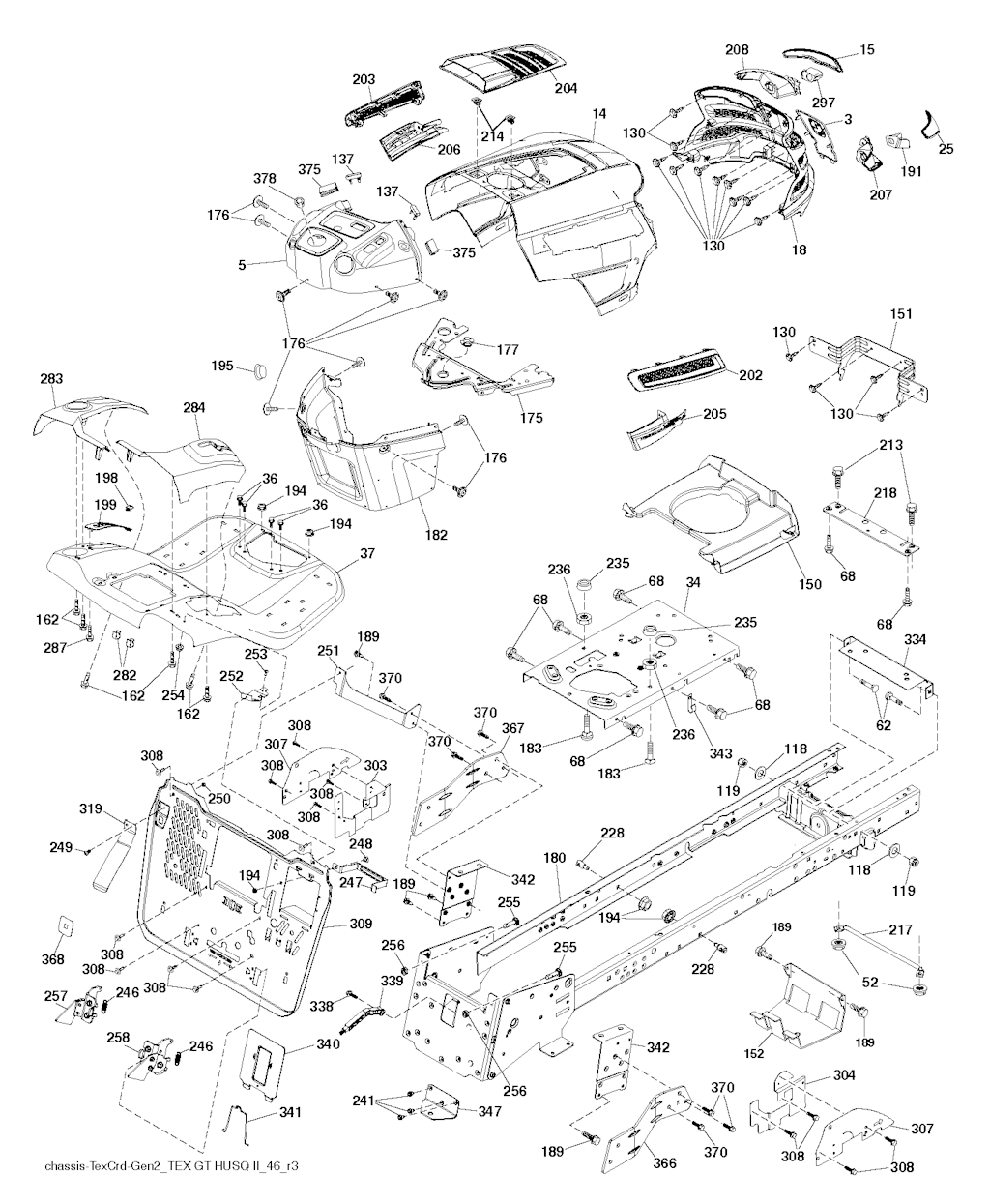 Explosionszeichnung Ersatzteile