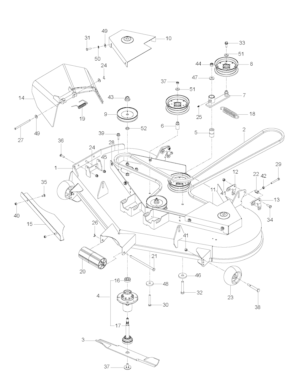 Explosionszeichnung Ersatzteile