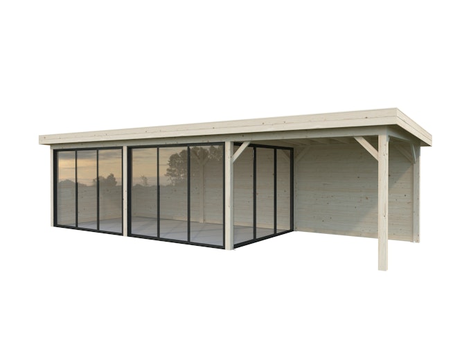 Palmako Carport/Pavillon Connect Lenna 24,9 m² Set 417 Slide