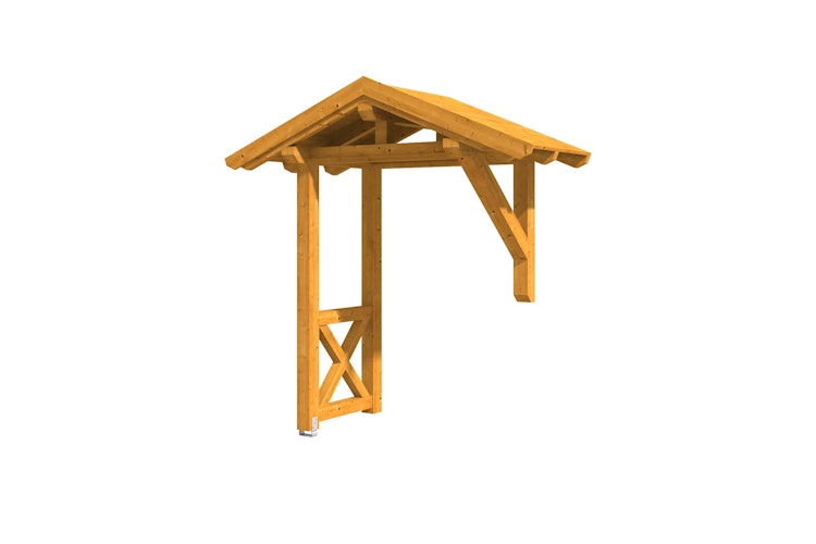 Skan Holz Satteldach Vordach Einzeltür Siegen