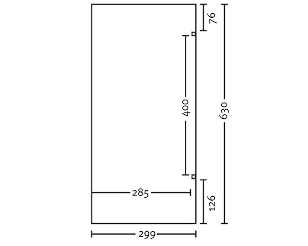 Skan Holz Schwaben Carport-Stellplatzerweiterung aus Leimholz Breite 299cm