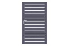 dz VIDUAL Swing Einzeltor Line 100 x 20 mm Rechteckprofil Distanz 18 mm Zubehörbild