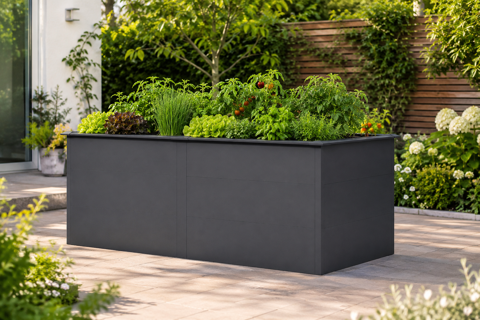 KGT Hochbeet UrbanGrow XL - B 199 x T 99 x H 78 cm