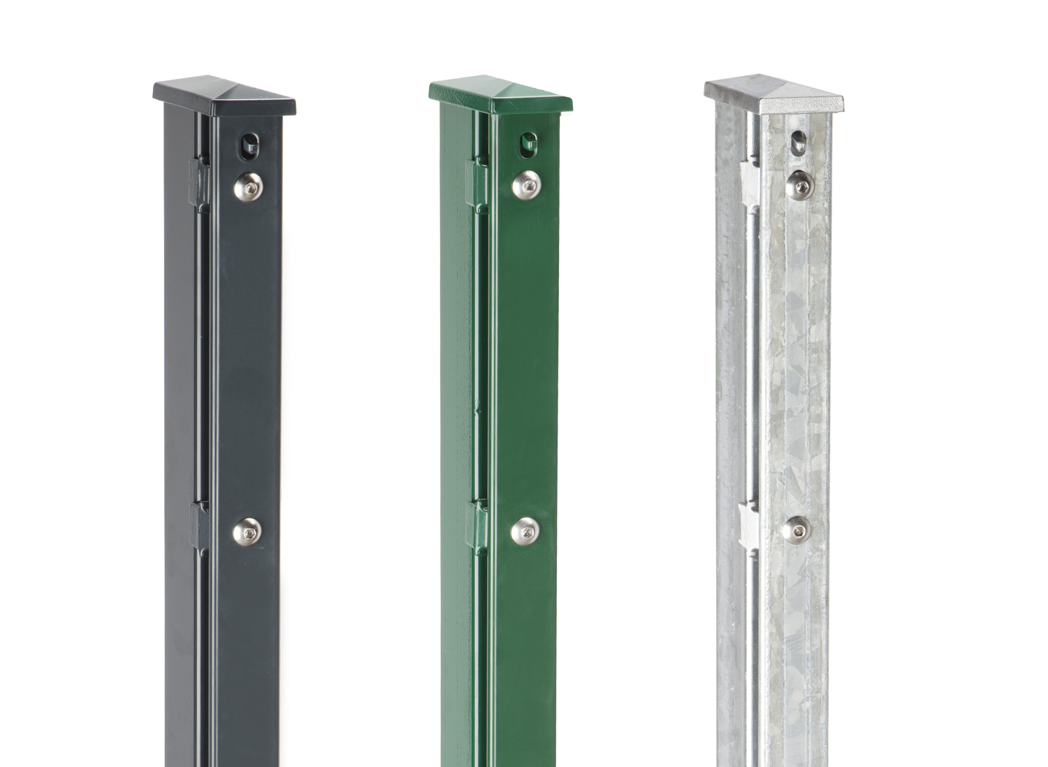 dz Pfosten XAA Profilschiene mit Aluminium-Auflageböckchen