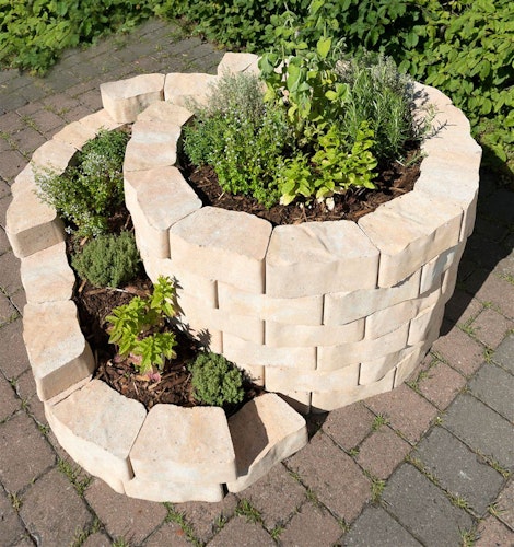 Diephaus Mauerstein FLORO SCHNECKE Bausatz 160 x 140 cm