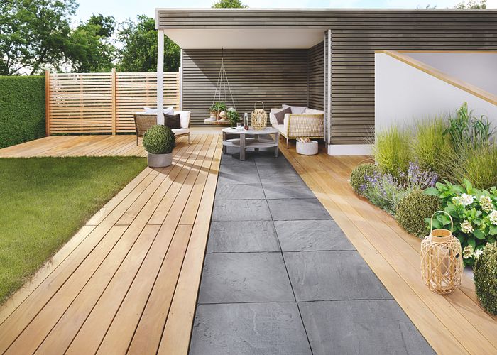 OSMO PURE Fassadensystem Kanadische Lärche vorvergraut Patina Sortierung Top - 21 x 68 mm VE 6 Stk.
