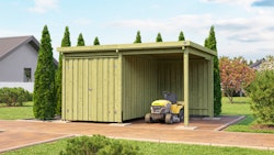 Weka 20 mm Flachdachschuppen Lagerhaus 607 1