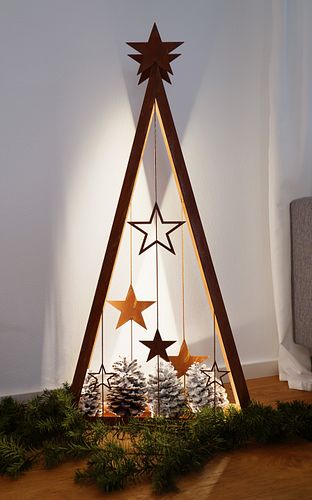 Badeko Sternenbaum ,,Ammersee“ inkl. LED Beleuchtung in Edelrostoptik