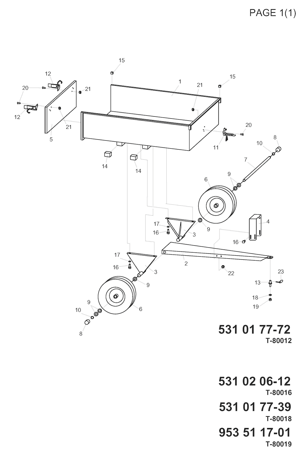 Explosionszeichnung Ersatzteile