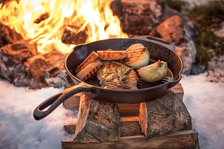 Petromax Grill-Feuerpfanne mit Stiel