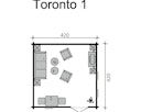 Vorschaubild Skan Holz 70 mm Blockbohlenhaus Toronto 1