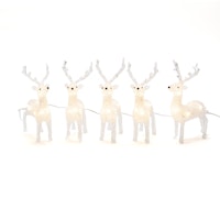 Konstsmide Weihnachtsbeleuchtung  LED Acryl Rentier 5er-Set