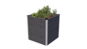 Vorschaubild GroJa Solid Stecksystem Hochbeet Cube 70 x 70 x 75 cm Anthrazitgrau