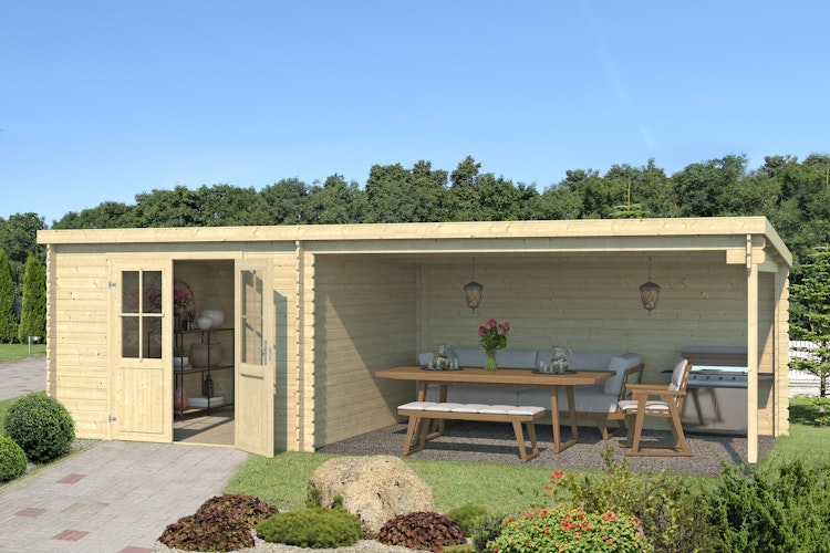 Lasita Maja Gartenhaus St. Louis - 28 mm