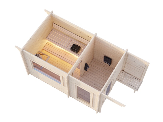 Palmako Saunahaus Sanna 6,8 m²