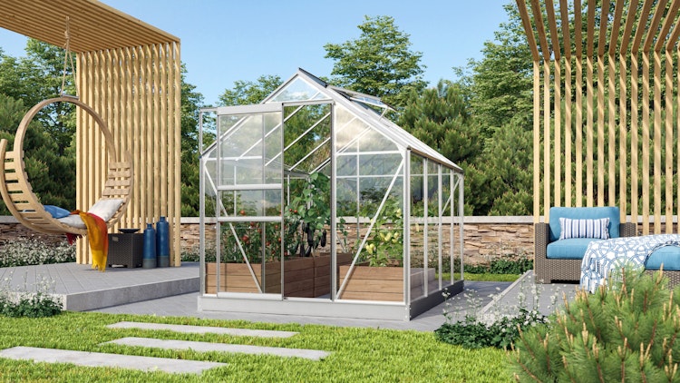 Vitavia Gewächshaus Venus 5000 inkl. 1 Dachfenster - 5,0 m²