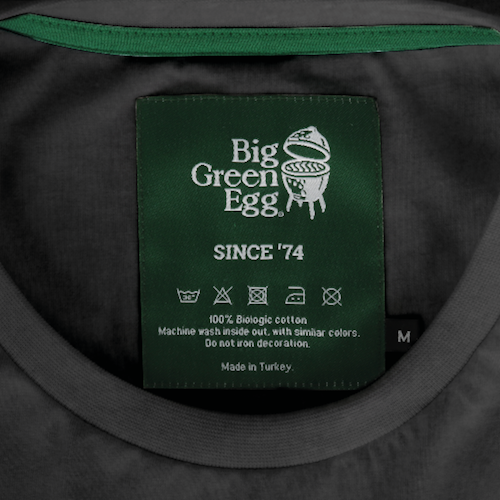 Big Green Egg T-SHIRT EGG - DARK GREY 