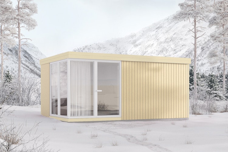 Wolff Finnhaus Design-Gartenhaus Atla 5534 isolierverglast - 94 mm  