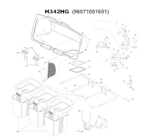 Husqvarna Zubehör für Aufsitzmäher 96071001601 Collector