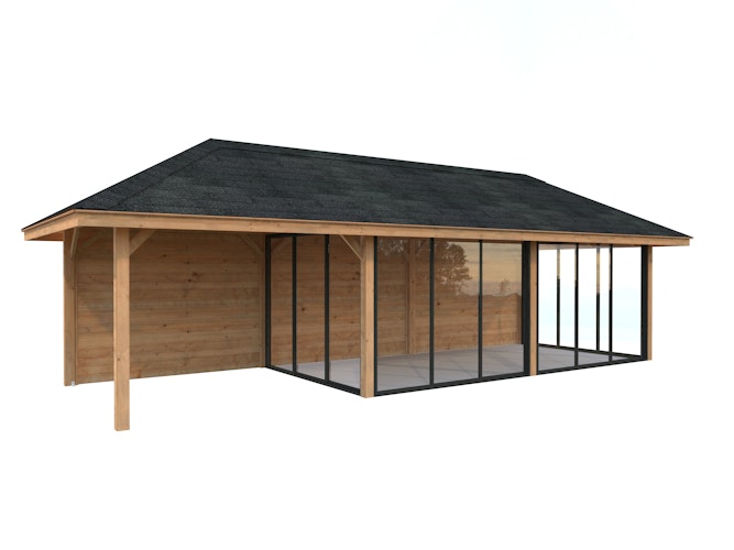 Palmako Pavillon Bianca 24,9 m² Set 218 Slide - 28 mm