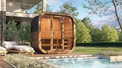 Weka Design Saunahaus Laadi 1 mit Thermoholz - 28/42 mm