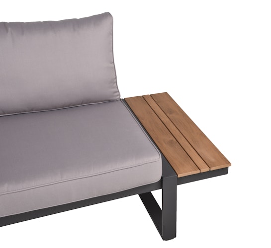 Garden Pleasure Ecklounge BELMIRA, Aluminium / Nonwood / Kissen 100 % Polyester