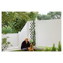 Vorschaubild T&J LIGHTLINE KS-Zaun Ranki Ecke rechts 90 x 150/90 cm, weiß