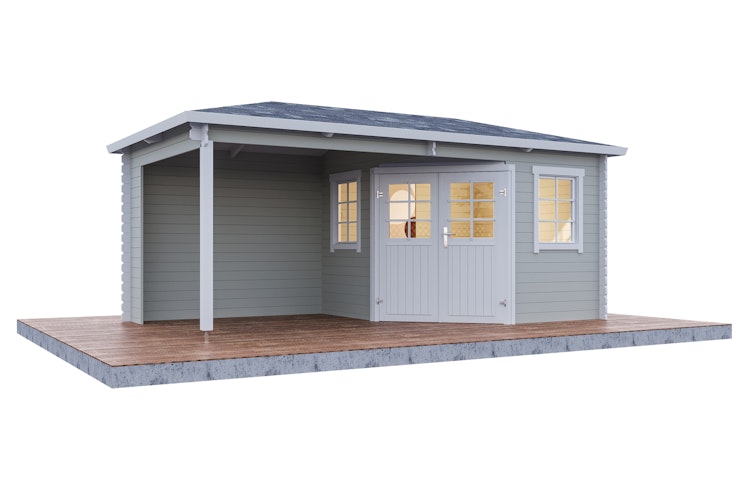 Wolff Finnhaus Gartenhaus Gemma 5025 - 28 mm