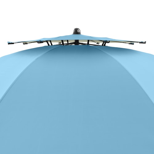 doppler Strandschirm WINDPROFI 200 Manual, Aluminium Anthrazit / 100 % Polyester 80 g/m²