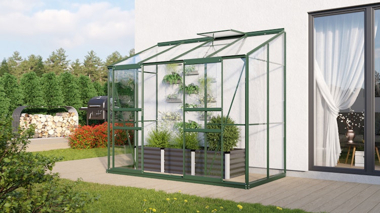 Vitavia Gewächshaus Styx/Ida 3300 inkl. 1 Dachfenster - 3,3 m²