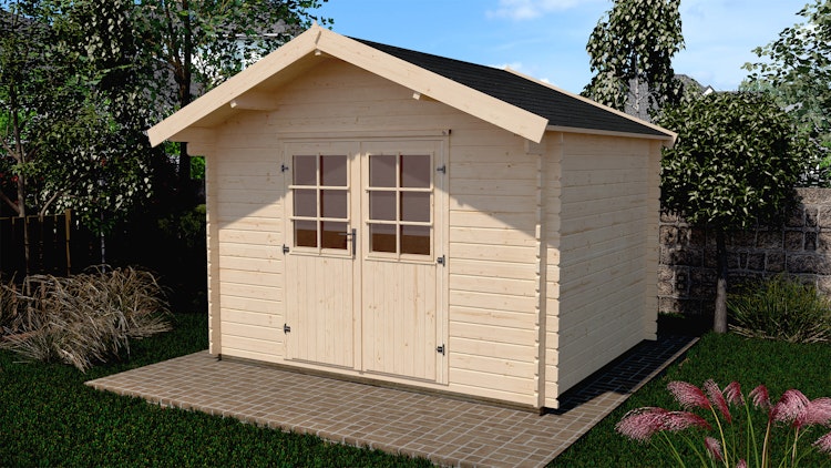 Weka Gartenhaus 209 - 28 mm