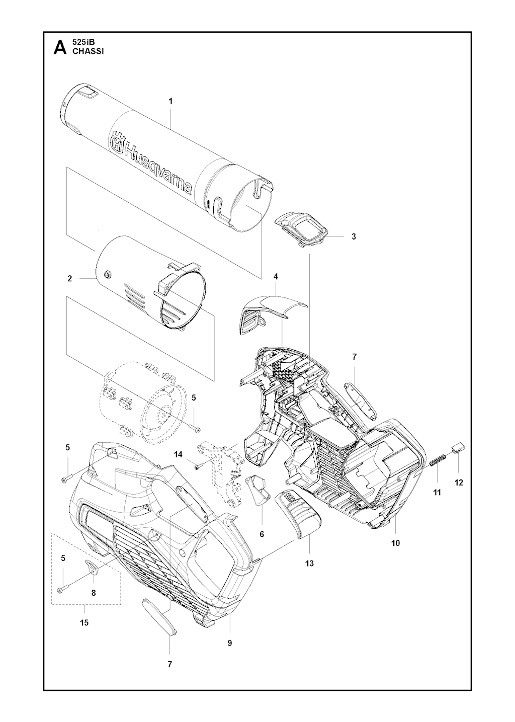 Explosionszeichnung Ersatzteile