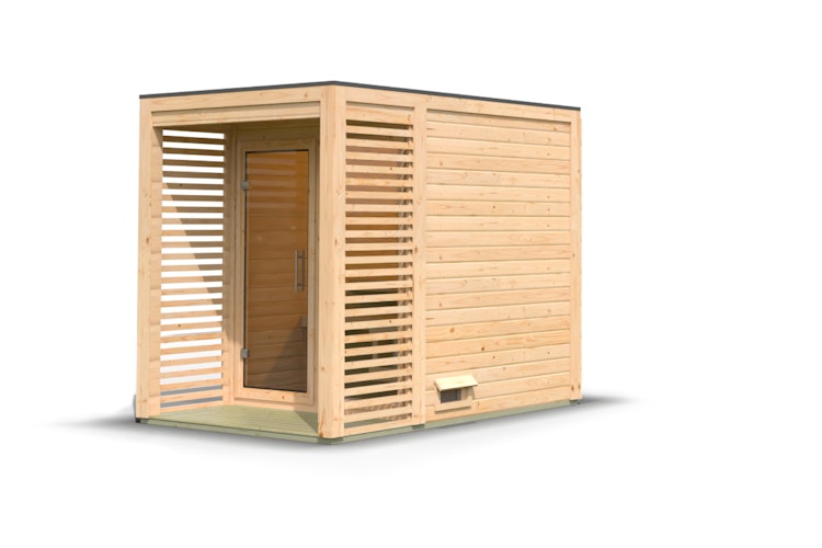 Karibu Gartensauna Saunahaus Angkor 1 inkl. gratis Sauna-Zubehörset im Wert von 234,94 €