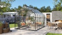 Vorschaubild Vitavia Gewächshaus Dione/Diana 9900 inkl. 4 Dachfenster und Stahlfundamentrahmen - 9,9 m²
