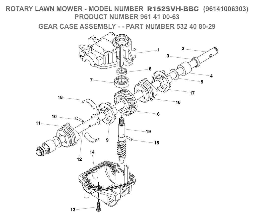 Explosionszeichnung Ersatzteile