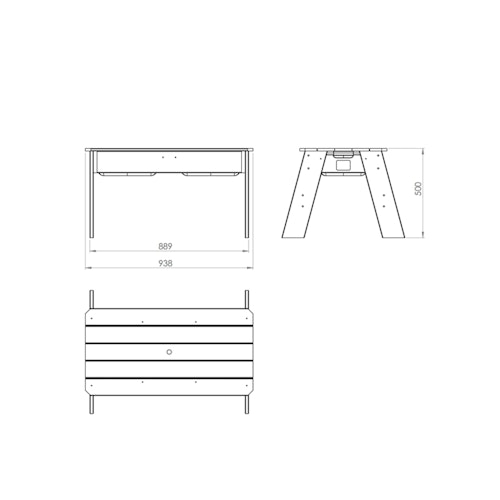 EXIT Aksent Sand- und Wassertisch L Deluxe