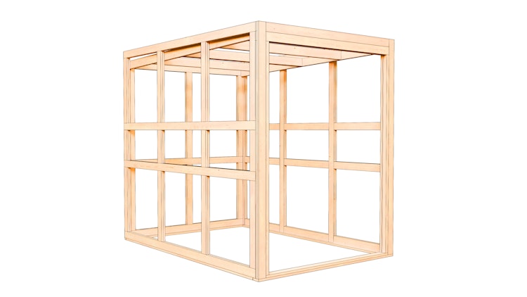 Bertilo HPL Fahrradgarage - 6 mm