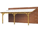 Vorschaubild Skan Holz Terrassenüberdachung Venezia mit Mittelpfosten Breite 648 cm