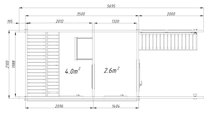 PRE:GA Black Forest Deluxe Sauna mit Vorraum 