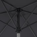 Vorschaubild doppler Mittelmastschirm LIFE 180 Lift, Aluminium Anthrazit / 100 % Polyester 180 g/m²