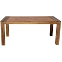 Vorschaubild Garden Pleasure Gartenmöbel-Set TOPEKA, Tisch + 6 Stühle, Akazie / Polyrattan