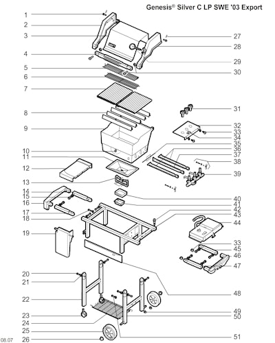 Weber Genesis Silver C LP Blk SWE (Germany)