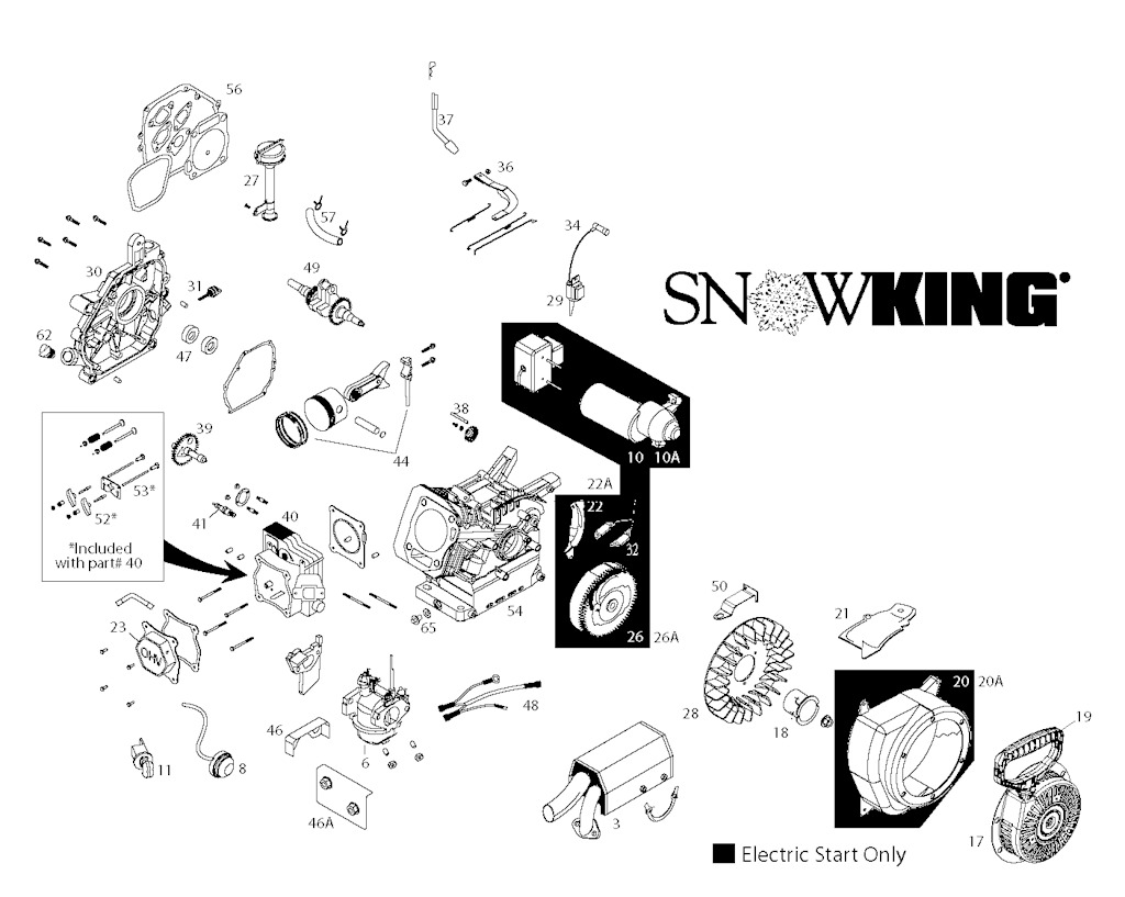 Explosionszeichnung Ersatzteile