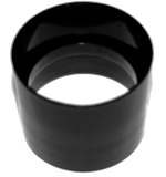 Rohrverbinder DN 60/60 zum Kleben anthrazitZubehörbild