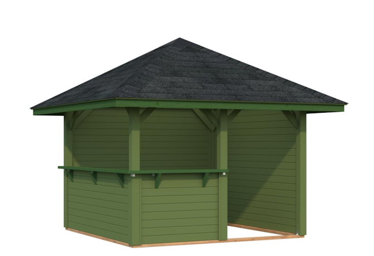 Palmako Pavillon Bianca 8,3 m² Set 103