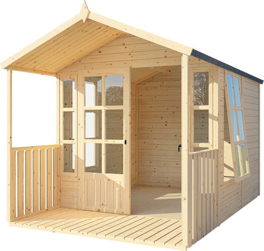 Bertilo Gartenhaus Arley - 19 mm