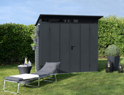 Hörmann Metall-Gerätehaus Berry mit Pultdach