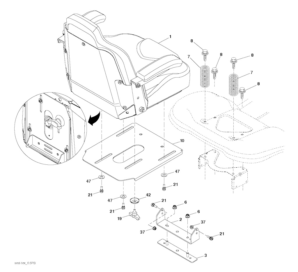 Explosionszeichnung Ersatzteile