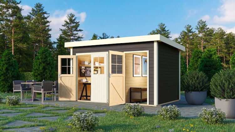 Karibu Woodfeeling Gartenhaus Tintrup - 28 mm