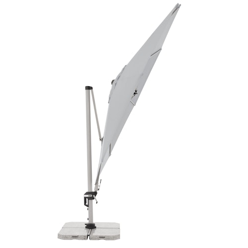 doppler Pendelschirm ACTIVE 370, Aluminium Grau / 100 % Polyester 200 g/m²